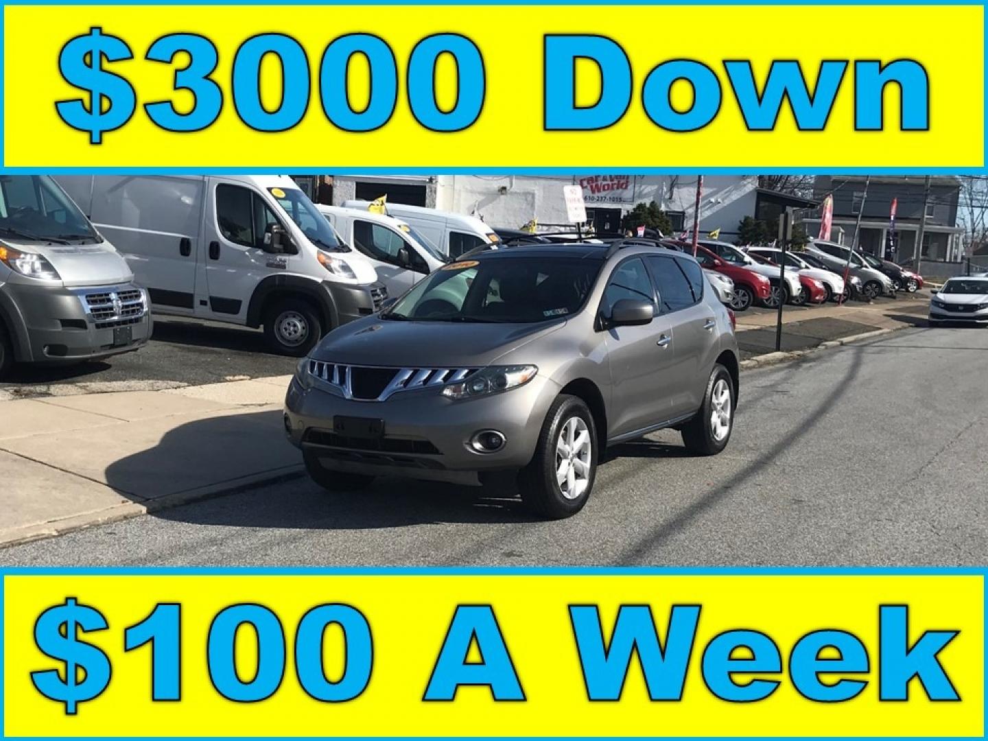 2010 Gray /Gray Nissan Murano SL (JN8AZ1MW6AW) with an 3.5 V6 engine, Automatic transmission, located at 577 Chester Pike, Prospect Park, PA, 19076, (610) 237-1015, 39.886154, -75.302338 - Photo#0